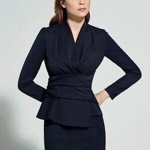 The Fold Virgin Wool Belleville Top UK 12 US 8